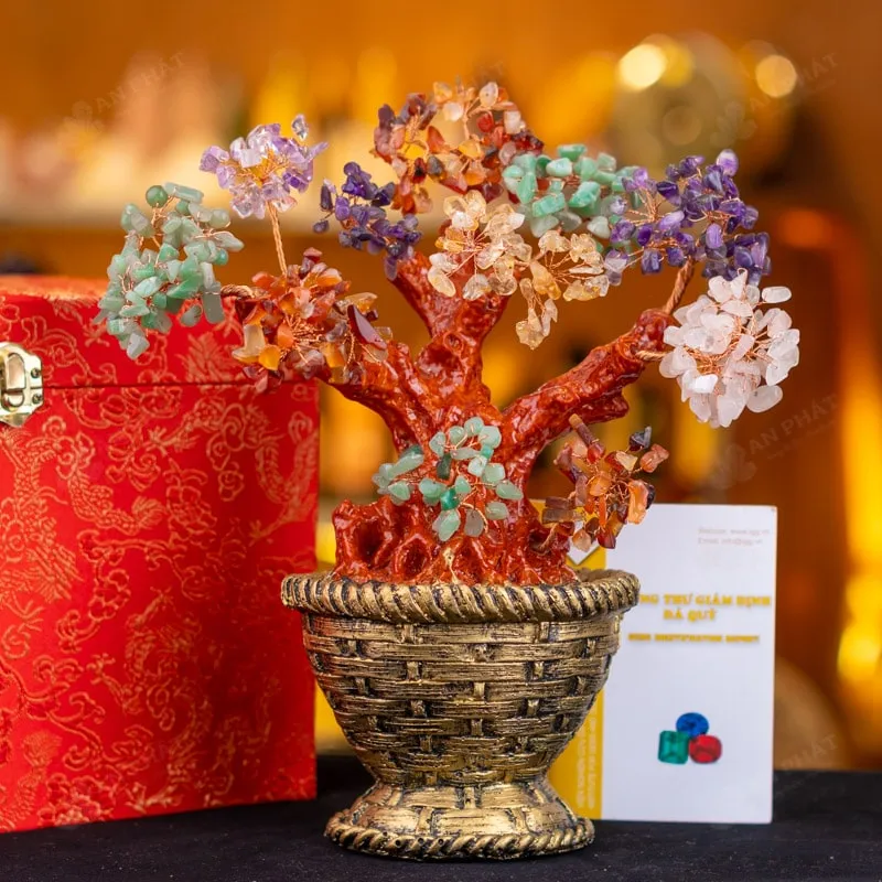 Cây tài lộc đá phong thủy biểu tượng của sự thịnh vượng