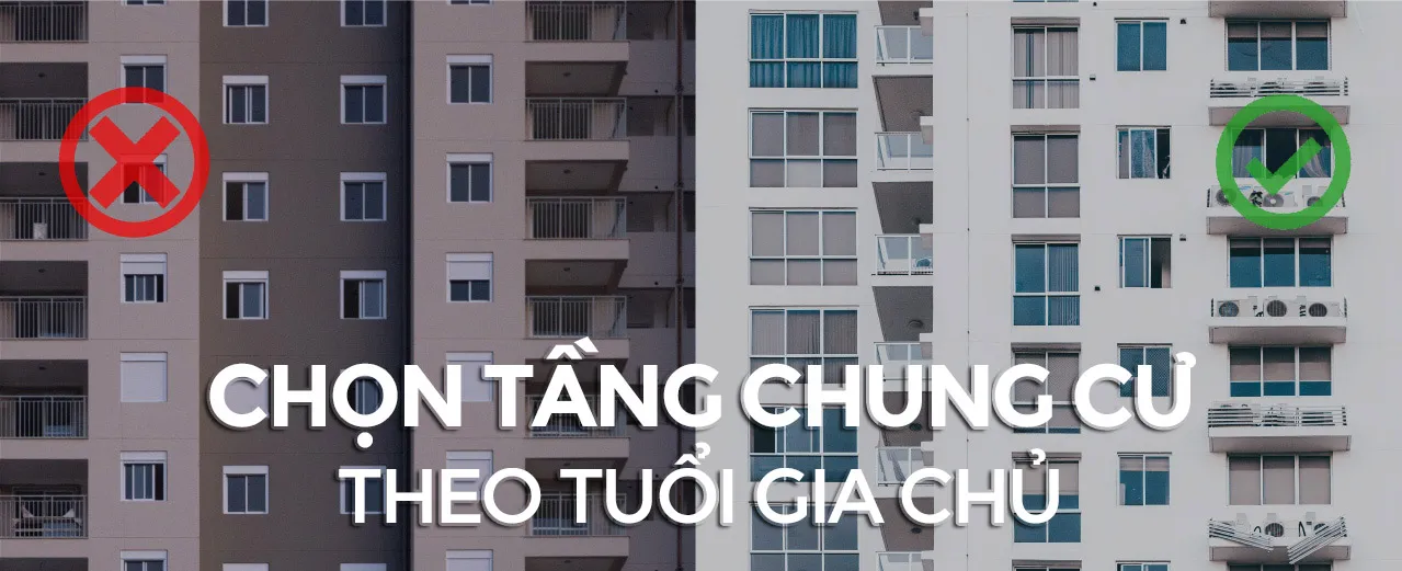 chọn tầng chung cư theo tuổi
