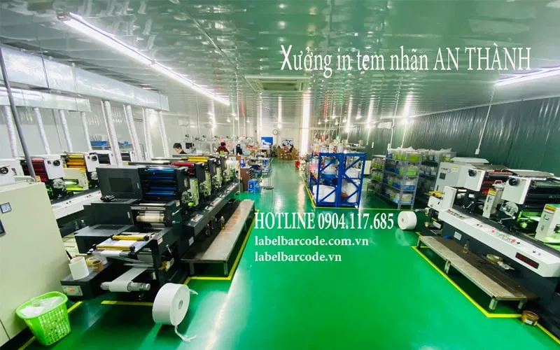 Xưởng in tem nhãn cuộn dùng cho máy dán nhãn thủ công 2026