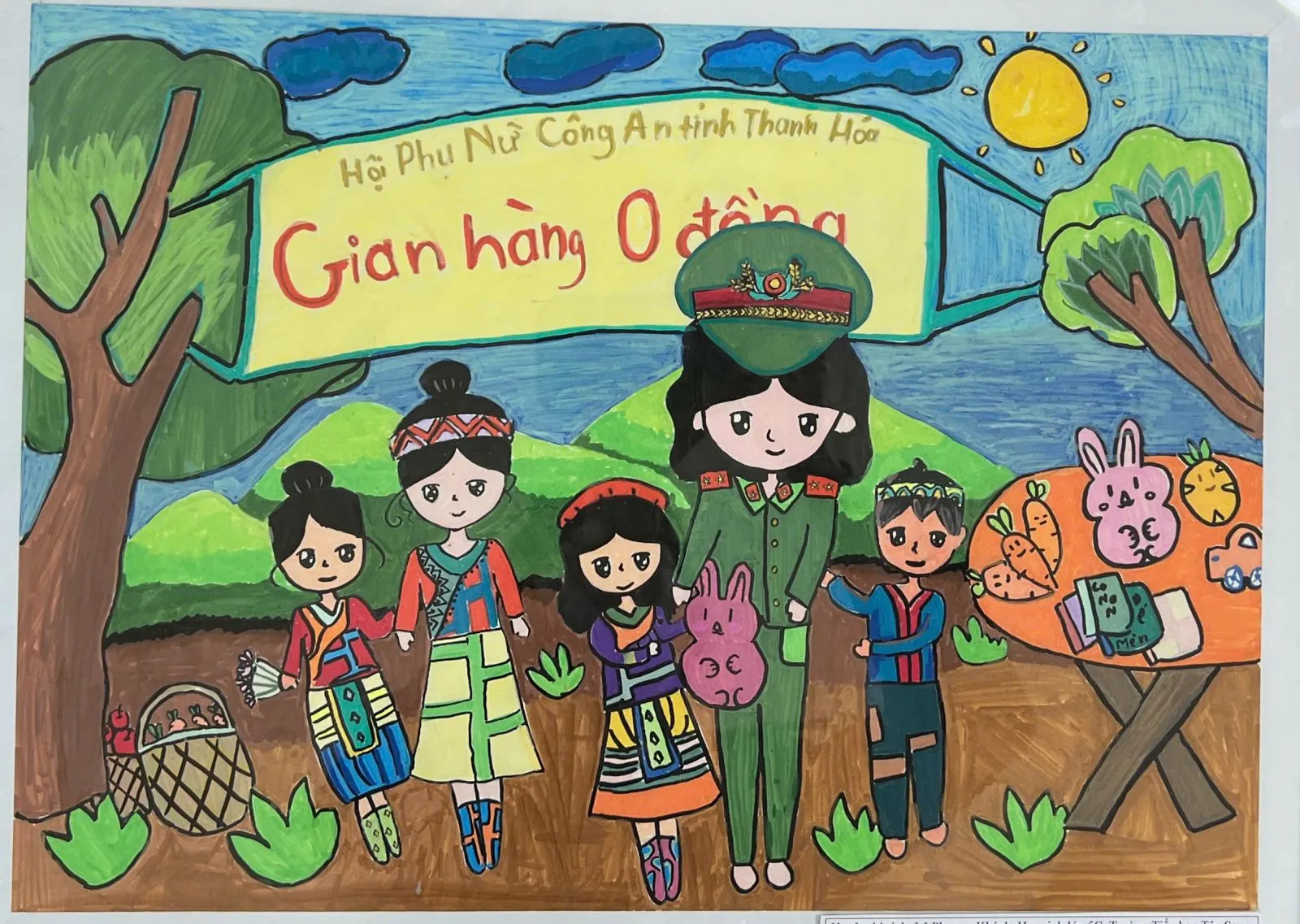 Nét vẽ tỉ mỉ thể hiện sự quan sát tinh tế về thực tế đời sống