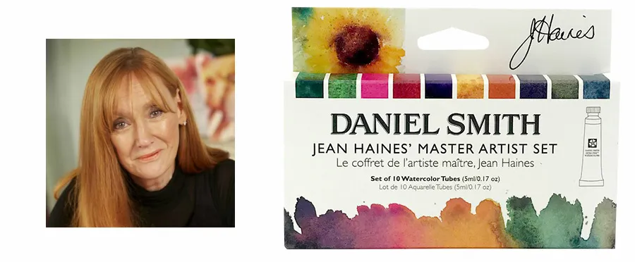 Bộ màu nước Daniel Smith Jean Haines Master Set với các tông màu rực rỡ và chuyên nghiệp