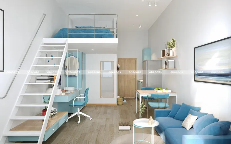 Phòng Air với thiết kế thông tầng và ánh sáng tự nhiên tràn ngập