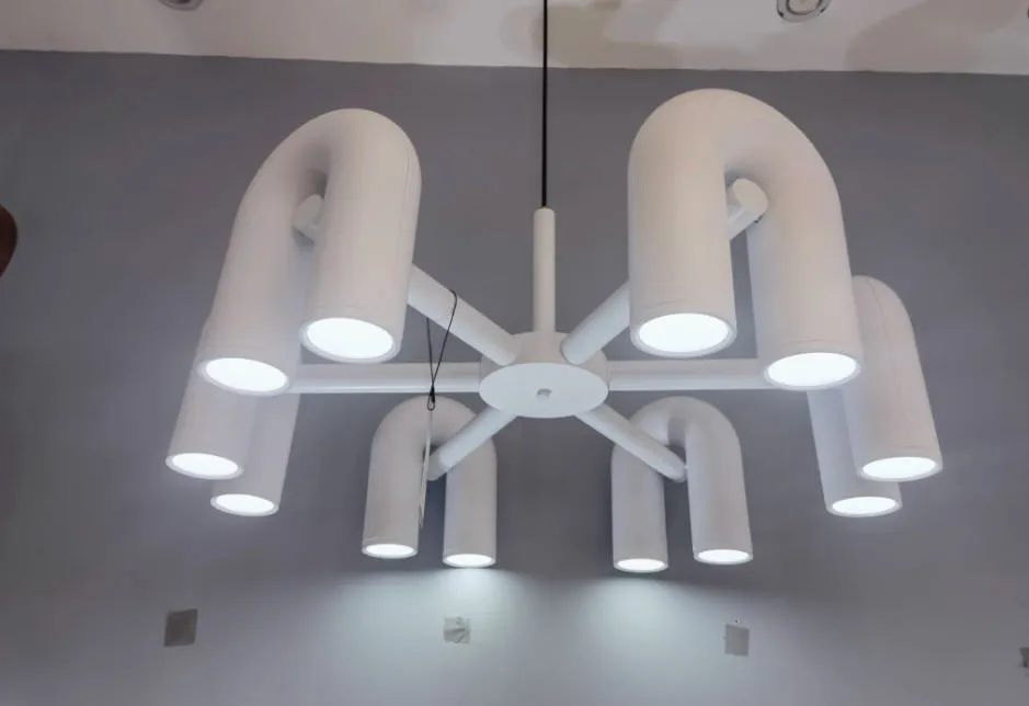 Đèn thả trang trí quán hình chữ U sáng tạo HX021