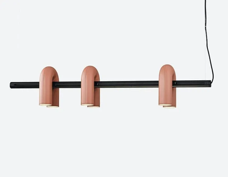 Đèn thả trang trí quán hình chữ U sáng tạo HX021