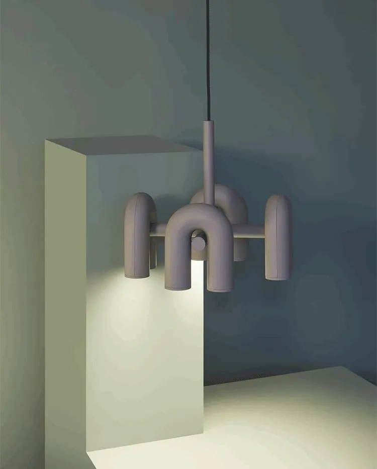 Đèn thả trang trí quán hình chữ U sáng tạo HX021