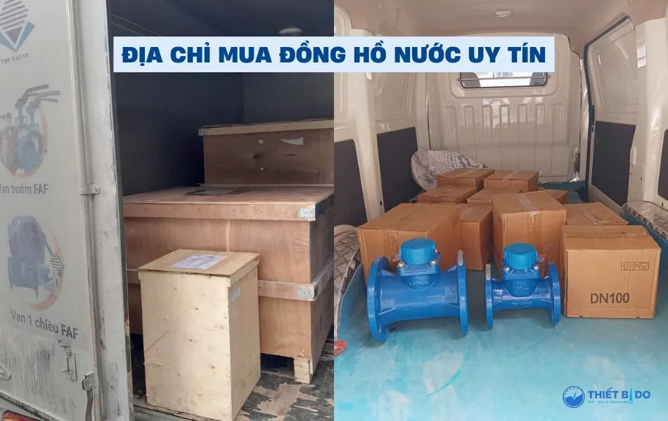 Mua đồng hồ nước chính hãng tại Thiết bị đo THP