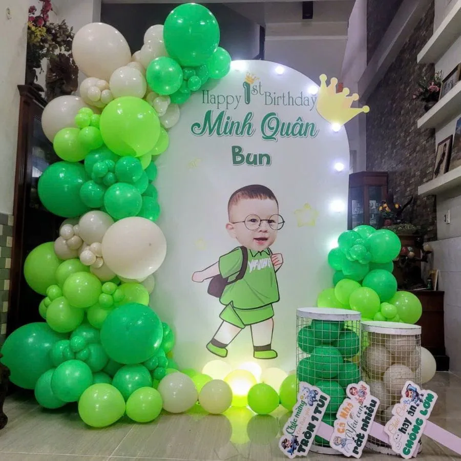 Dịch vụ trang trí sinh nhật cho bé trai 1tr7