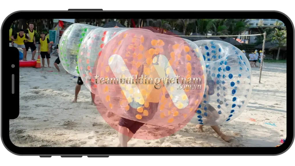 Bảng danh mục dụng cụ team building và đồ chơi bơm hơi đa dạng tại kho ToTuongDep