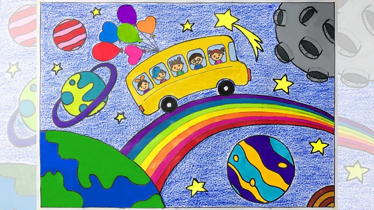 Đường nét tinh tế giúp bạn dễ dàng vẽ chiếc xe mơ ước