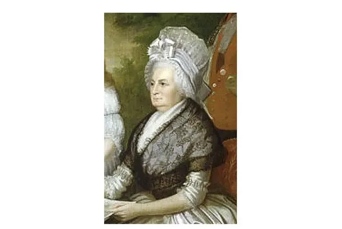 George Washington Parke Custis và Eleanor Parke Custis trong bức tranh gia đình