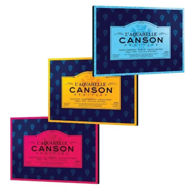 Giấy vẽ màu nước L’Aquarelle Canson Heritage