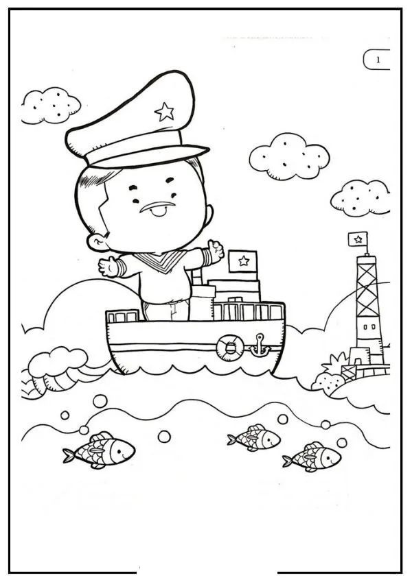 Chú bộ đội với mũ cối sao vàng