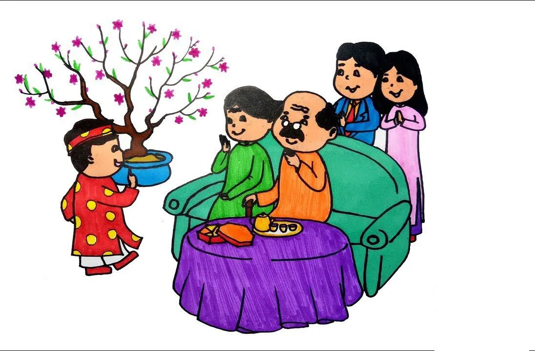 Gợi ý thú vị để bức ảnh vẽ tranh ngày tết của bạn trở nên độc đáo và khác biệt