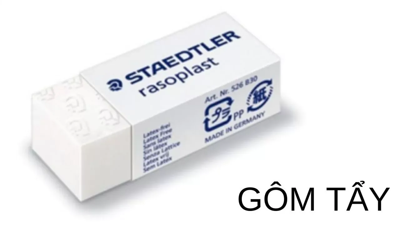 Gôm tẩy chuyên dụng cho tranh vẽ trắng đen