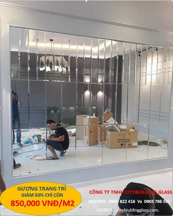 Gương trang trí bàn ăn