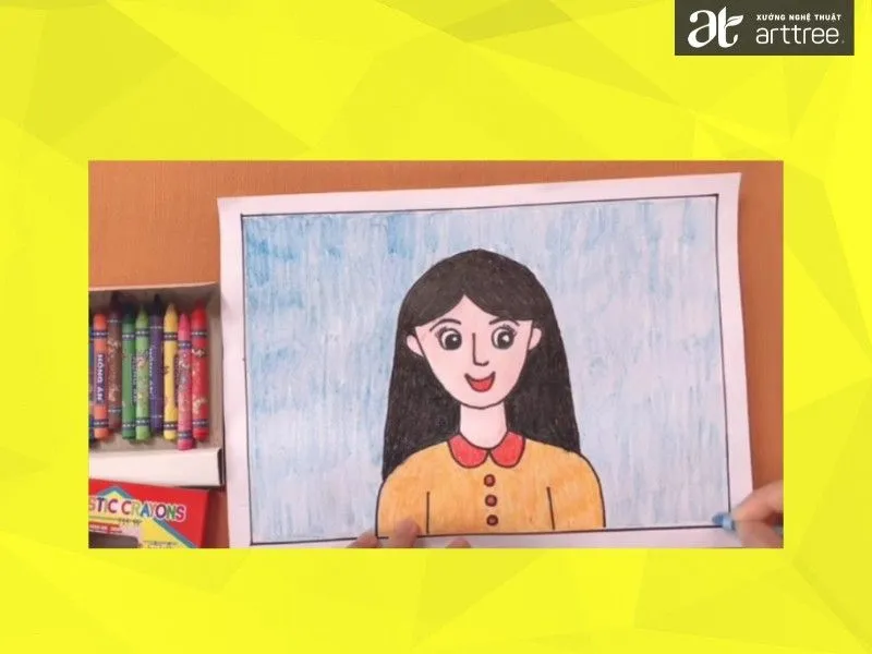 Tranh chân dung mẹ