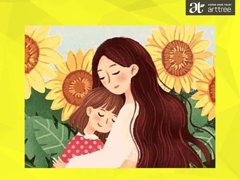 Tranh mẹ và con