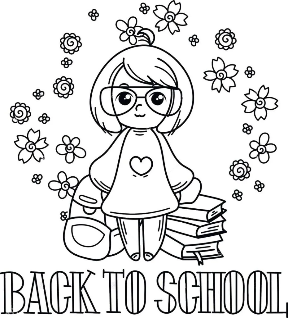 Hình ảnh em bé đáng yêu khoác cặp sách đến trường mầm non