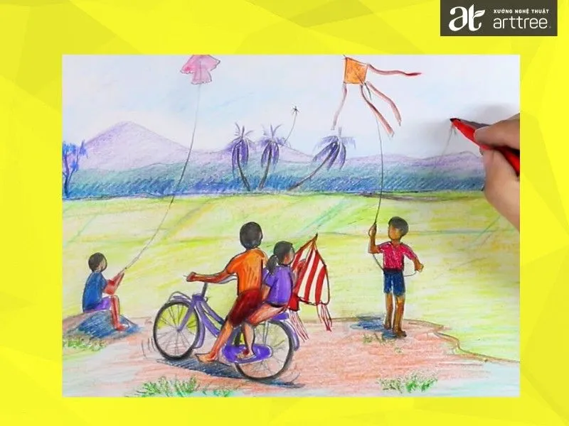 Tranh phong cảnh mùa hè