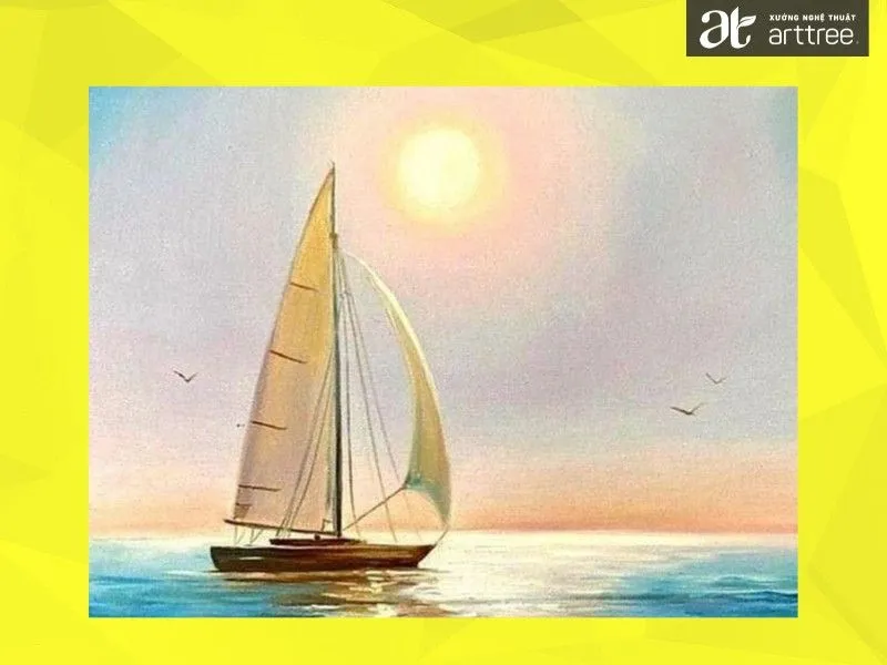 Tranh thuyền đánh cá