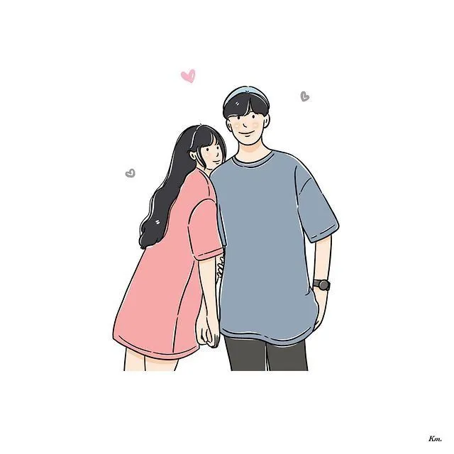 Cặp đôi Valentine trong khung cảnh mùa đông