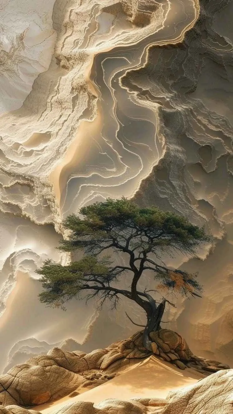 Hình nền phong thủy mệnh Thổ đẹp mắt cho iPhone 2026