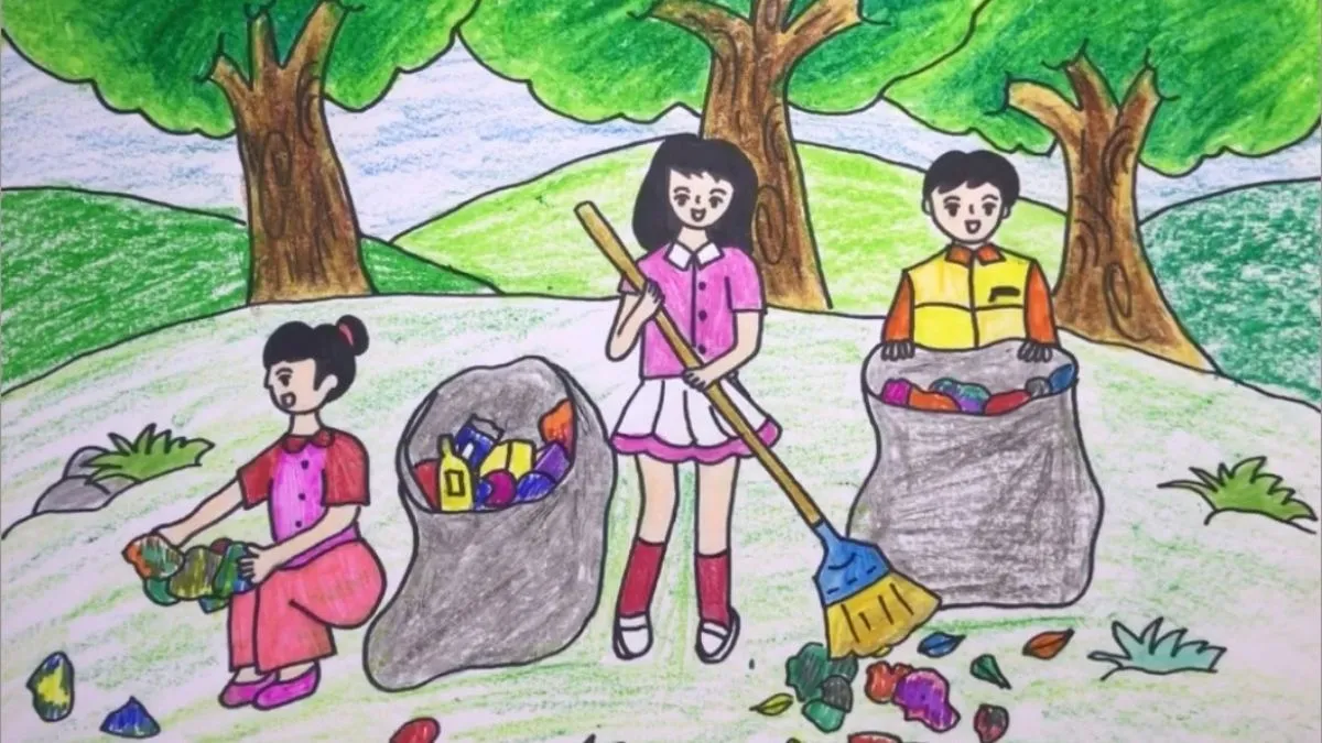 Hình nền vẽ tranh bảo vệ môi trường đẹp nhất về hệ sinh thái quanh ta