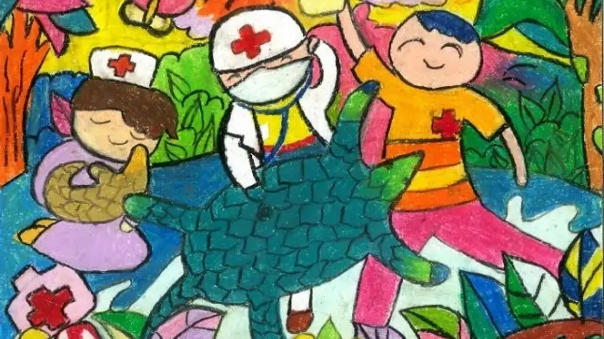 Hình vẽ tranh bảo vệ môi trường đẹp nhất về rừng và muông thú