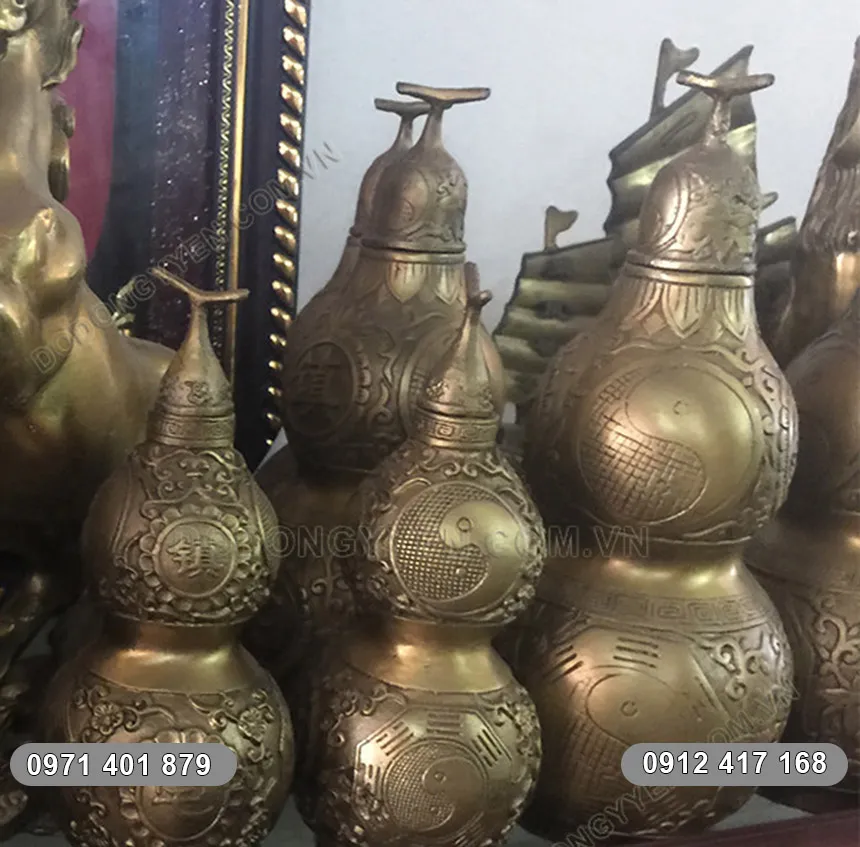 Hồ lô đồng dùng để trấn hung khí, giúp người bệnh mau khổi