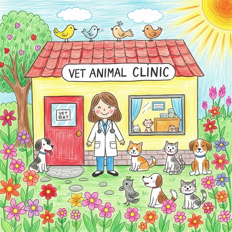 Hoạt động vẽ tranh về bác sĩ thú vị cho học sinh