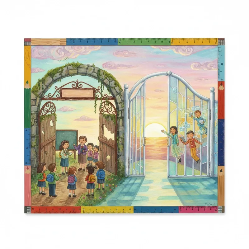 Hướng dẫn vẽ tranh về thầy cô và mái trường dễ thực hiện tại nhà