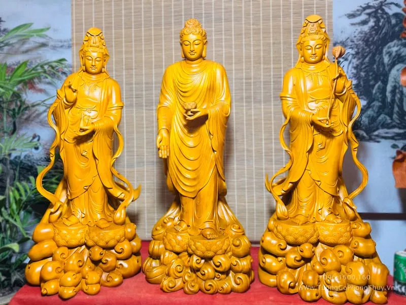 tượng tam thánh đứng