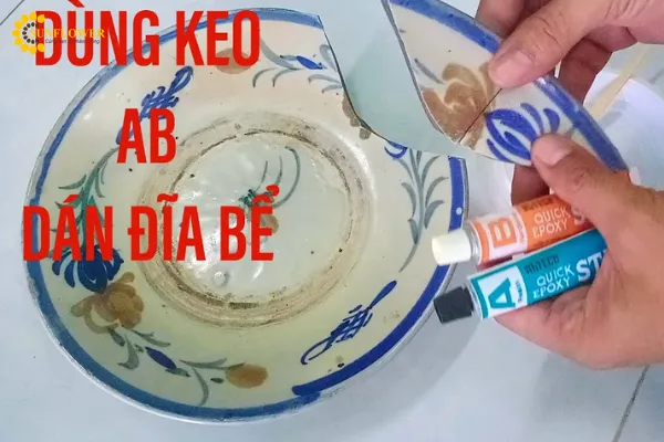 Keo dán gốm sứ chịu nhiệt dòng AB chất lượng cao tại ToTuongDep
