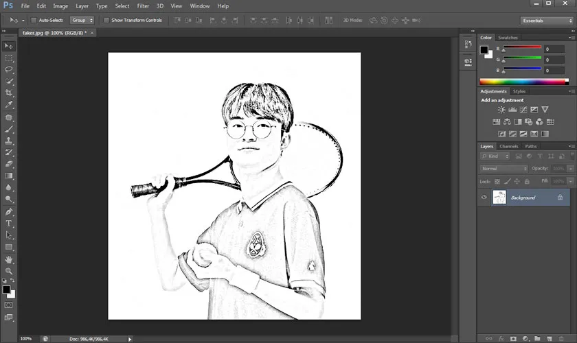 Kéo điểm trung tính sang phải để tăng cường độ tương phản