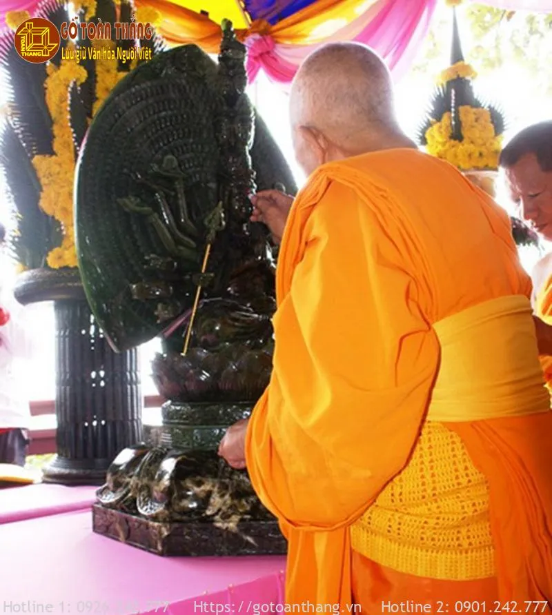 Khai quang điểm nhãn cho tượng Phật là điều cần làm khi thờ cúng