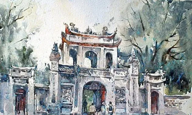 Khám phá lịch sử văn hóa Việt Nam qua tranh vẽ đền đài cổ kính