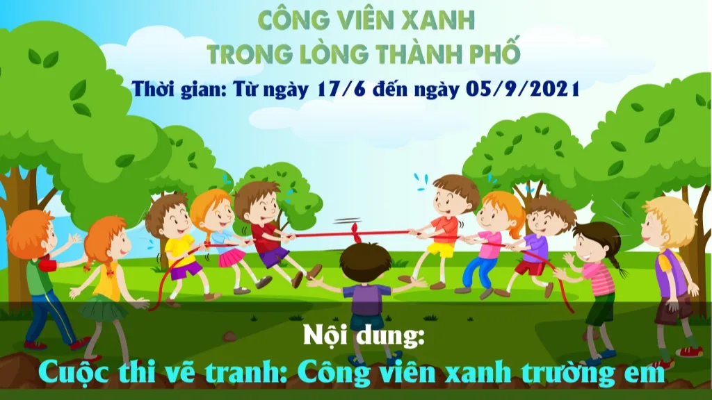 Khung cảnh yên bình trong công viên xanh mang lại niềm vui cho cư dân đô thị