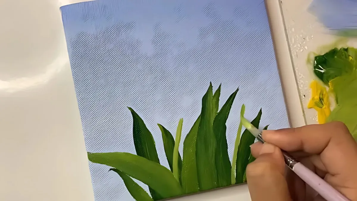 Kỹ thuật dùng màu nước giúp bức tranh vẽ hoa đẹp trở nên nhẹ nhàng và thanh thoát hơn