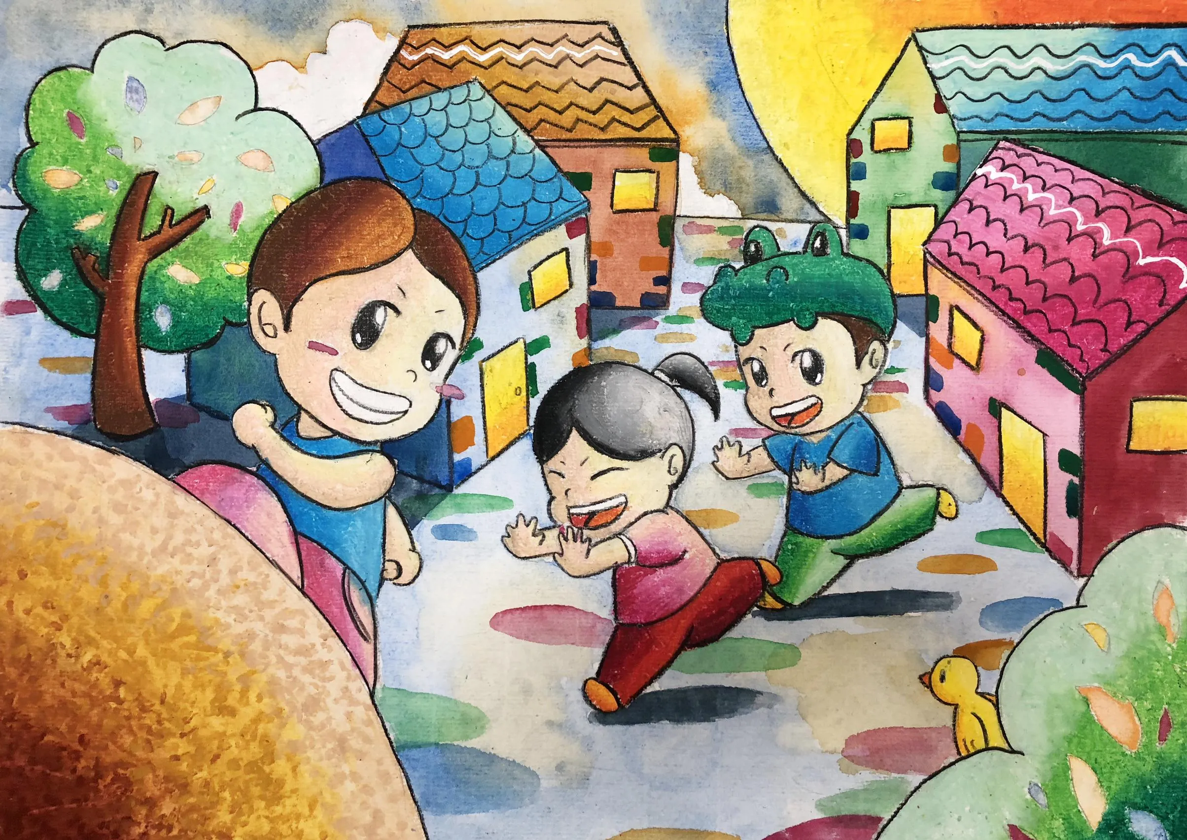 Ký ức tuổi thơ luôn đầy kỷ niệm vui tươi