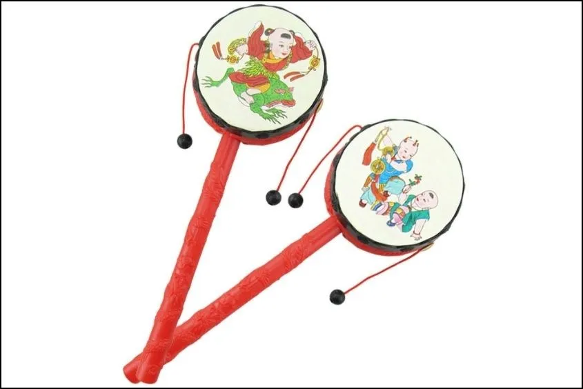 Cách làm trống lắc handmade cực đơn giản cho phụ huynh và bé