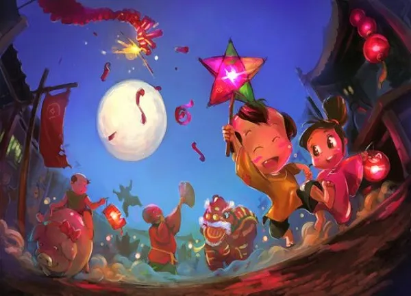 Lễ hội hoa đăng rực rỡ đêm Tết mang lại vẻ đẹp lung linh và cảm giác bình yên