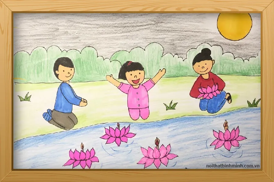 Lễ hội thả hoa đăng lung linh trên dòng sông thơ mộng vào ban đêm