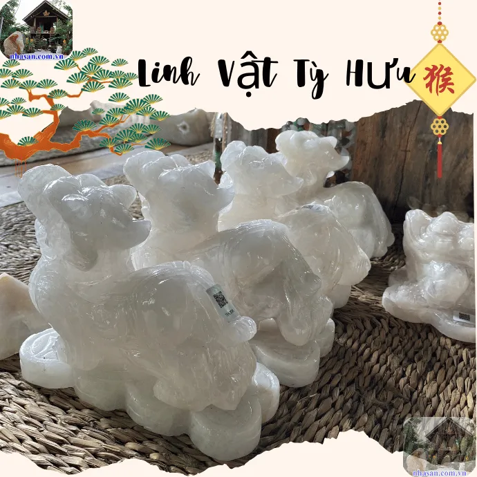 Tá»³ HÆ°u Ä'Æ°á»£c cháº¿ tÃ¡c tá»« Ä'Ã¡ quÃ½ tháº¡ch anh tráº¯ng tá»± nhiÃªn