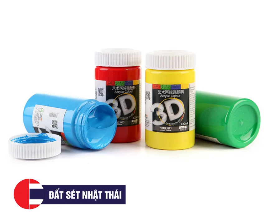 Bảng giá màu nước acrylic 3D 5D các loại dung tích