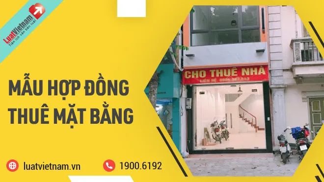 Mẫu hợp đồng thuê mặt bằng kinh doanh