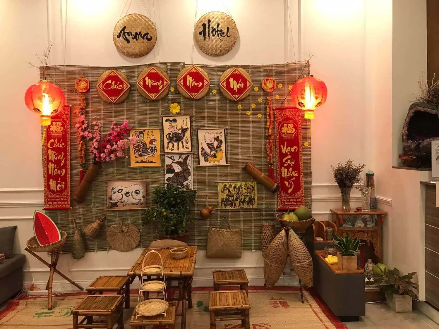 Mẫu trang trí tết cổ truyền Việt Nam