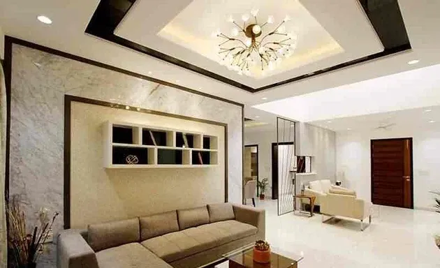 Vách thạch cao phòng khách đẹp