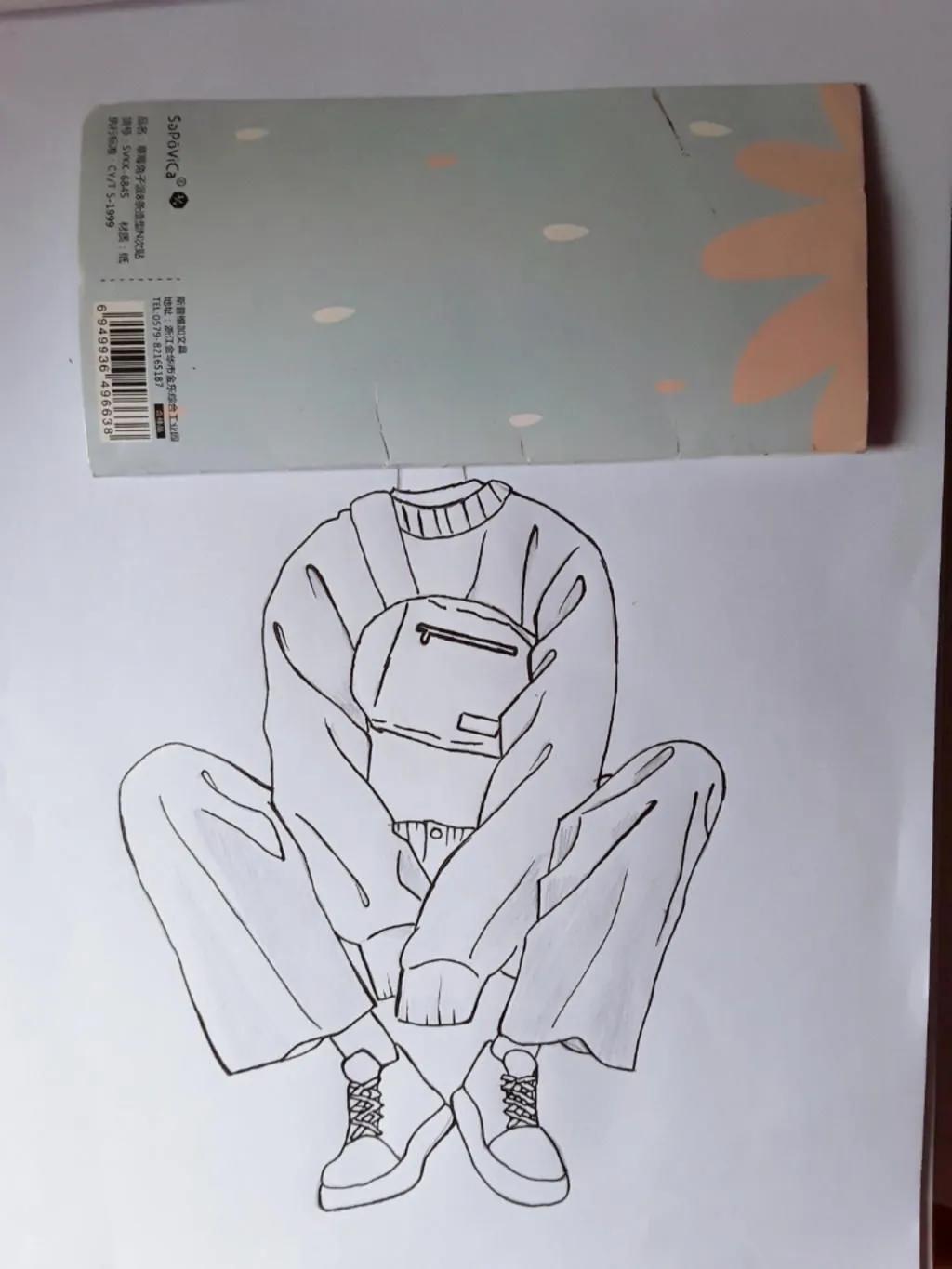 Mẫu vẽ dáng người nam THCS với tỉ lệ cân đối và tư thế tự nhiên