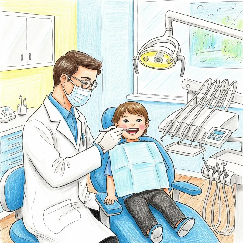 Mẫu vẽ tranh nghề nghiệp bác sĩ dành cho học sinh lớp 4