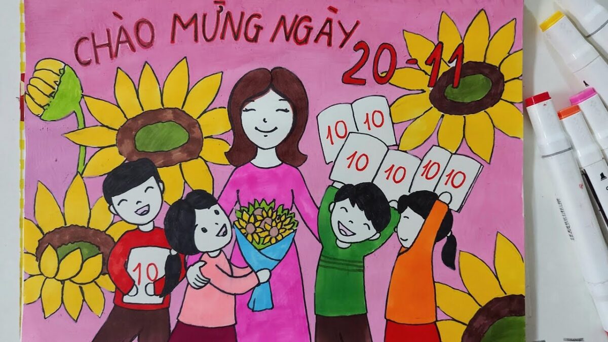 Vẽ Tranh Chào Mừng Ngày Nhà Giáo Việt Nam 20/11